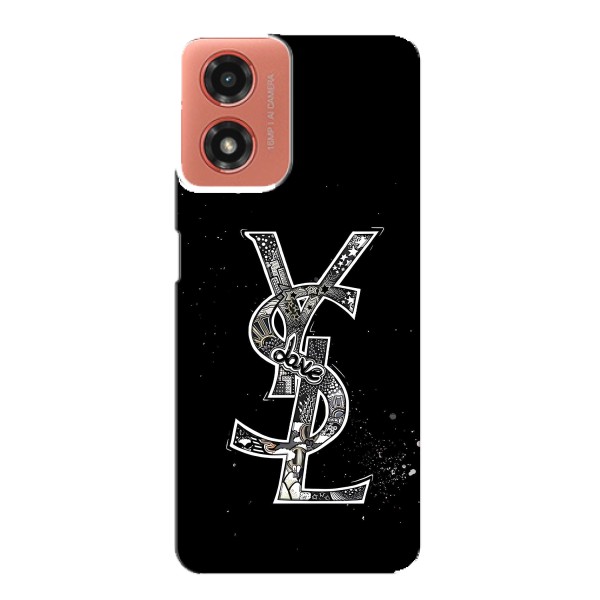 Чехол (Dior, Prada, YSL, Chanel) для Motorola MOTO G04 – YSL