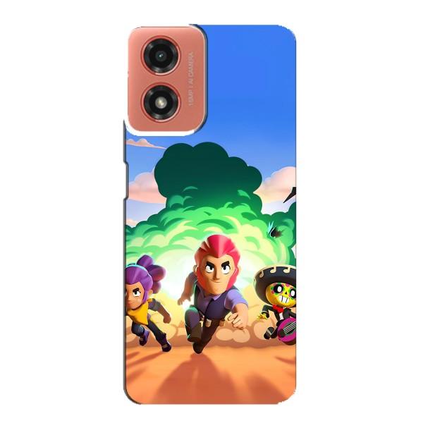 Чехол для Motorola MOTO G04 Бравл Старс (VPrint) – Бравел Старс