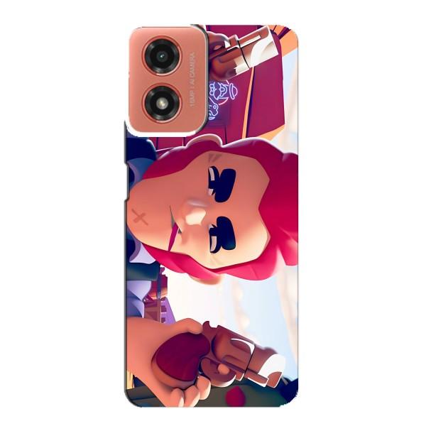 Чехол для Motorola MOTO G04 Бравл Старс (VPrint) – Кольт