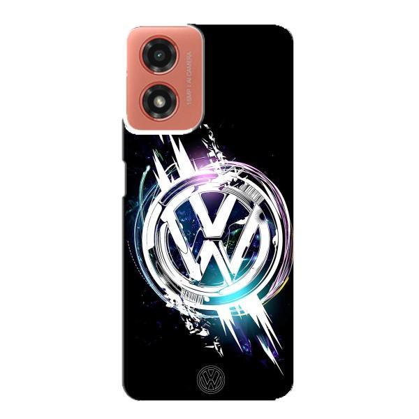 Чехол "Фольксваген" для Motorola MOTO G04 – Volkswagen на черном