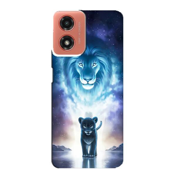 Чехол со Львом для Motorola MOTO G04 (VPrint) – Маленький лев