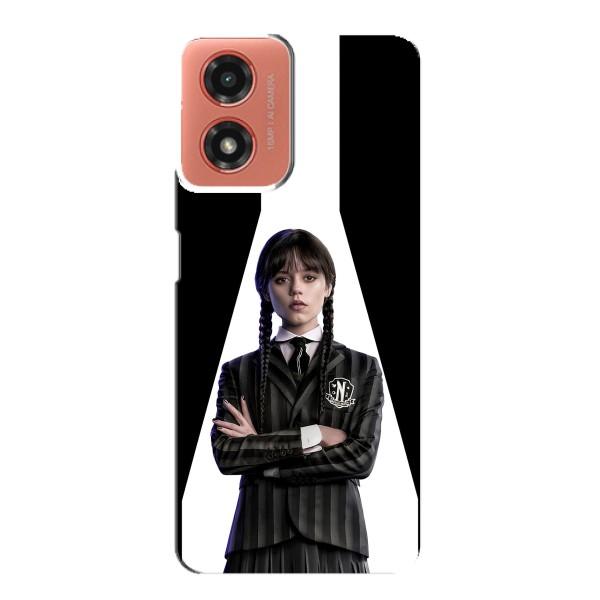 Чохли Венсдей на Motorola MOTO G04 Уенсдей (AlphaPrint) – W-Wednesday