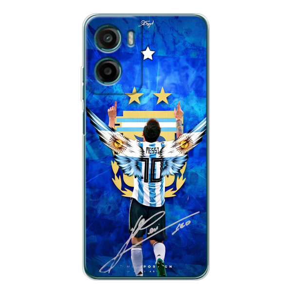 Чехлы Месси для Motorola Moto G05 (AlphaPrint) – Месси Аргентина