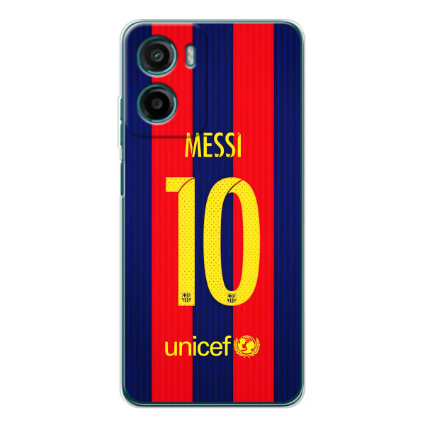 Чехлы Месси для Motorola Moto G05 (AlphaPrint) – Messi Barca 10