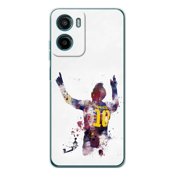 Чехлы Месси для Motorola Moto G05 (AlphaPrint) – Messi Barca