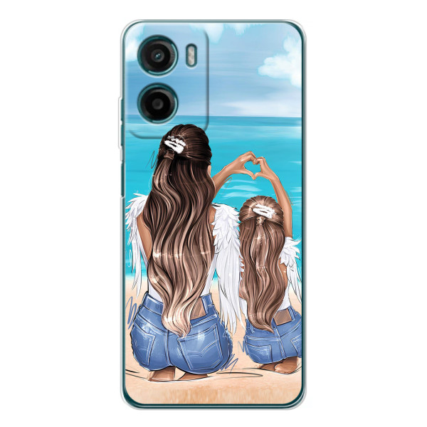 Чохол з друком для Motorola Moto G05 - (Мама з дитинкою) (AlphaPrint) – Мама з донькою