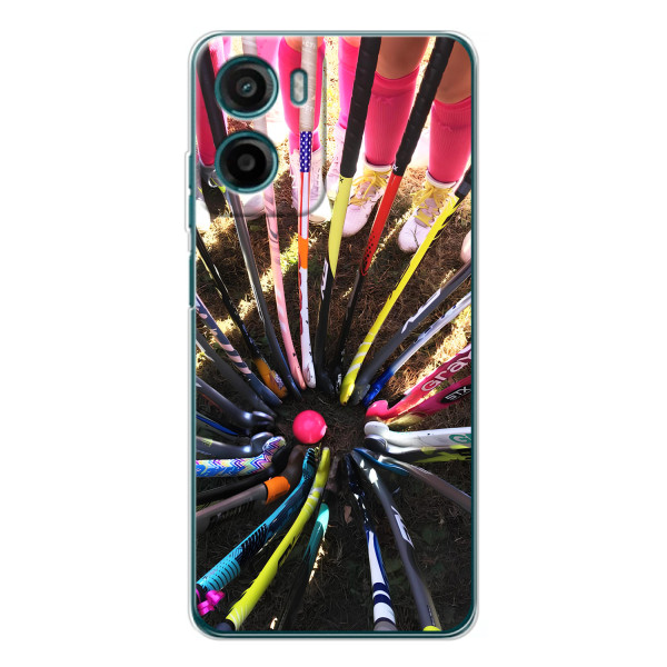 Чехлы с принтом Спортивная тематика для Motorola Moto G05 – Флорбол