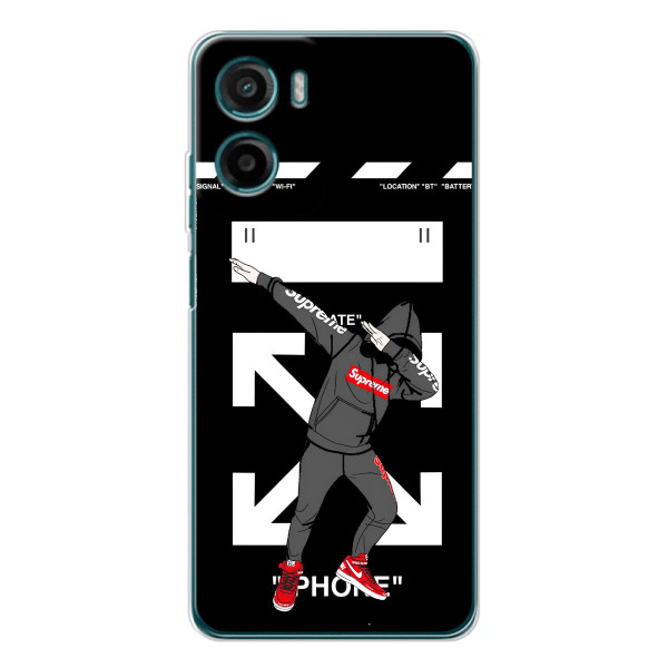 Чехол для Motorola Moto G05 с картинкой Supreme (AlphaPrint)