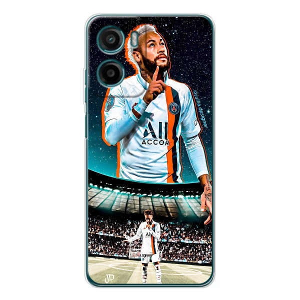 Чехол Неймар для Motorola Moto G05 (AlphaPrint) – Неймар ПСЖ