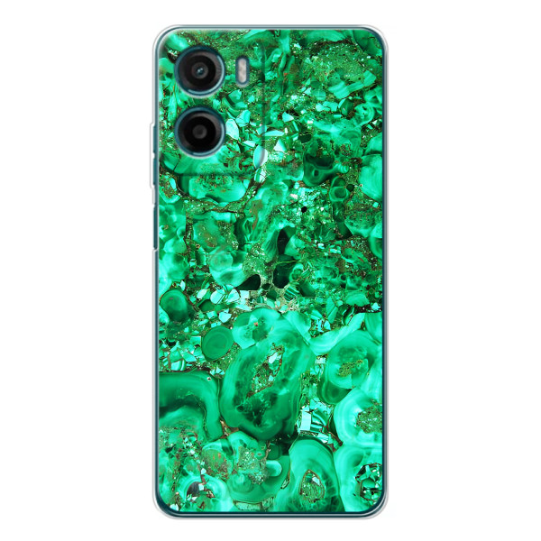 Мраморний чехол на Motorola Moto G05 (VPrint) – Салатовий Мрамор
