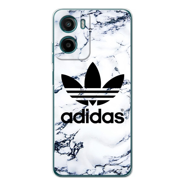 Чехлы Адидас для Motorola Moto G06 Power (AlphaPrint) – Адидас на мраморе