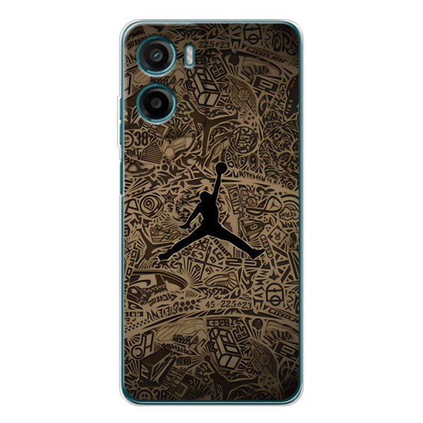 Чехлы для Motorola Moto G06 Power - с картинкой JORDAN (AlphaPrint) – Logo Jordan