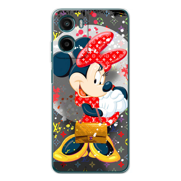 Чохол Disney Mouse Motorola Moto G06 Power (PREMIUMPrint) – Minni з бантіком