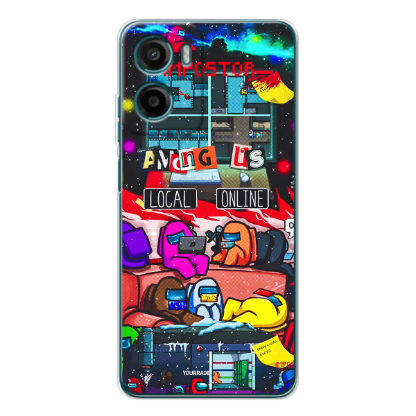 Чехол "Амонг Ас" для Motorola Moto G06 Power – Команда 2