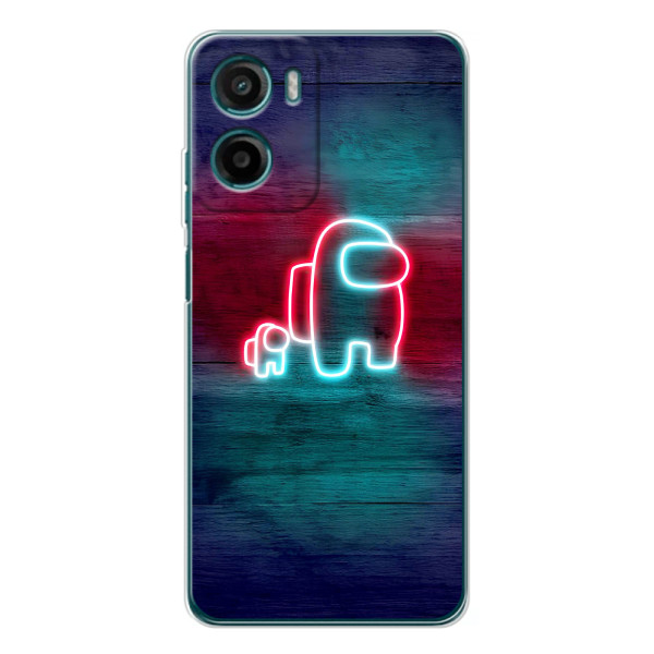 Чехол "Амонг Ас" для Motorola Moto G06 Power – С питомцем