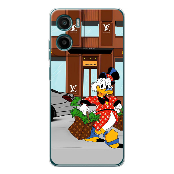 Чехлы для Motorola Moto G06 - Скрудж МакДак Louis Vuitton (PREMIUMPrint) – Скрудж ЛВ