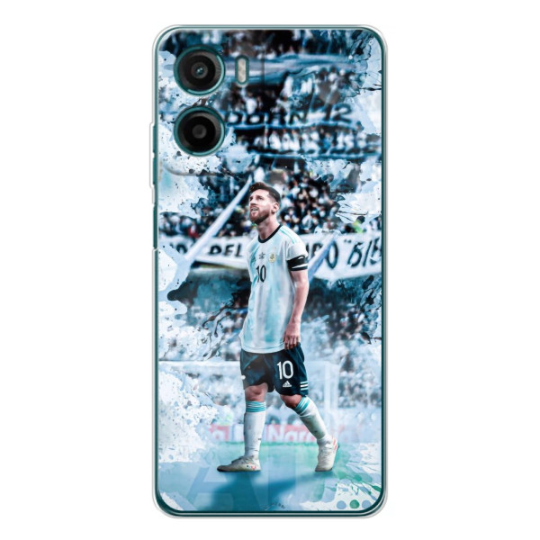 Чохол Мессі футболіст для Motorola Moto G06 – Мессі в Аргентині