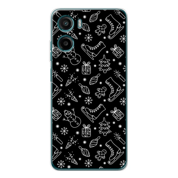 Новорічні, Святкові Чохли для Motorola Moto G06 - 2024 год