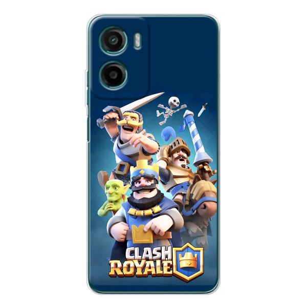 Чехол з героями Клеш Рояль для Motorola Moto G06 – Принц