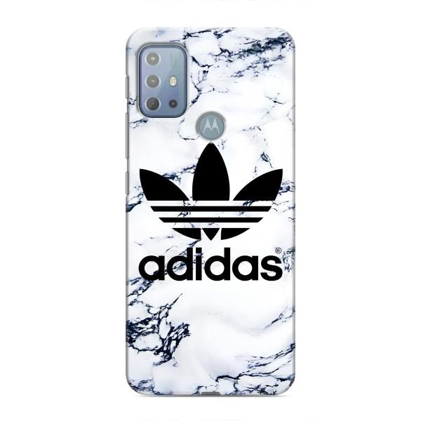 Чохли Адидас для Motorola MOTO G10 (AlphaPrint) – Адідас на мраморі