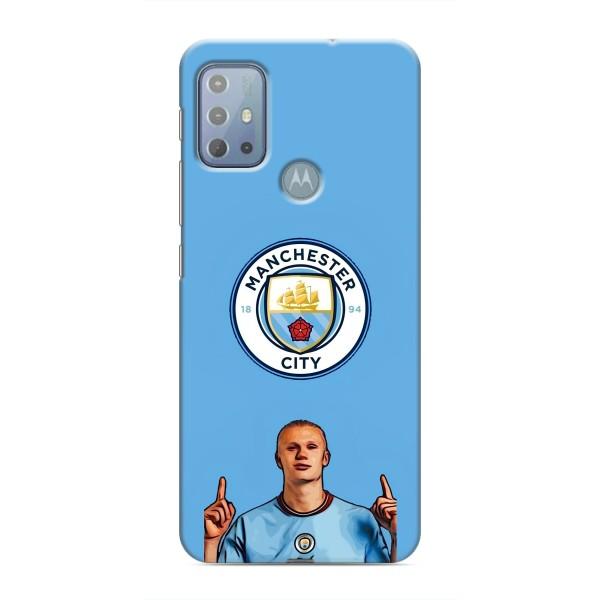 Чехлы с футболистом Ерлинг Холанд для Motorola MOTO G10 (AlphaPrint) – Холанд Манчестер Сити