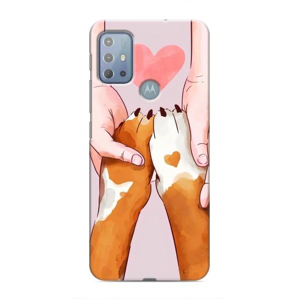 Чохли з собаками для Motorola MOTO G10 (VPrint) – Любовь до собак