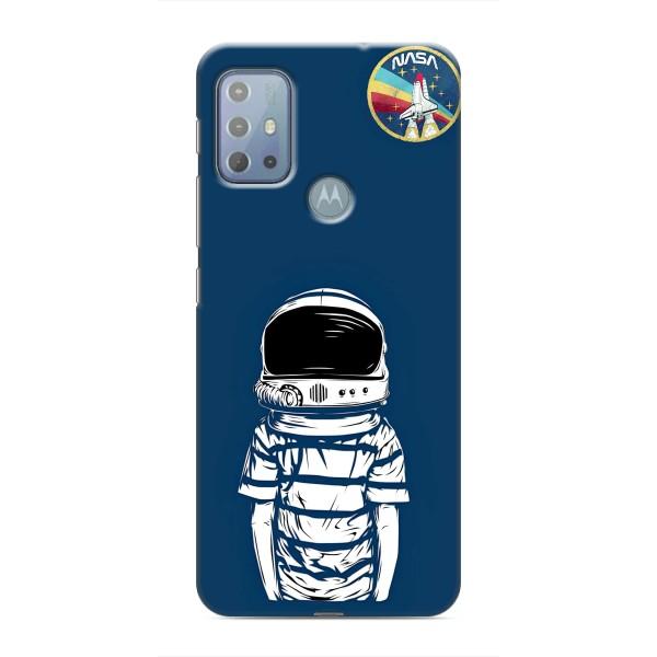 Чехол NASA для Motorola MOTO G10 (AlphaPrint) – Мальчик в шлеме