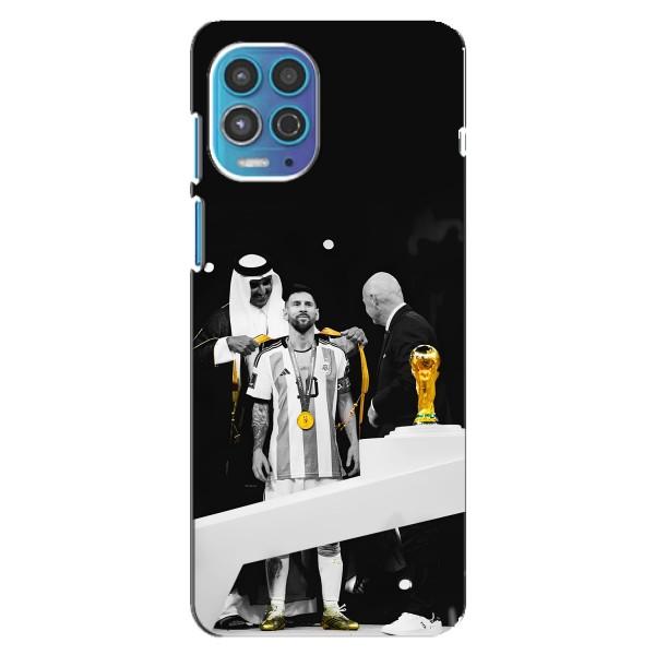 Чохли для Motorola MOTO G100 (Leo чемпіон) (AlphaPrint) – Мессі коронований