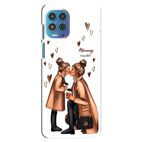 Чохол з друком для Motorola MOTO G100 - (Мама з дитинкою) (AlphaPrint) – Донька і мама
