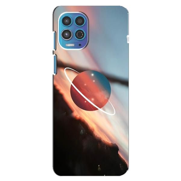 Космические Чехлы для Моторола Мото джи 100 (VPrint) – Сатурн