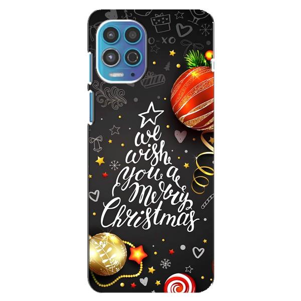 Рождественские Чехлы для Motorola MOTO G100 (VPrint) – Елочка