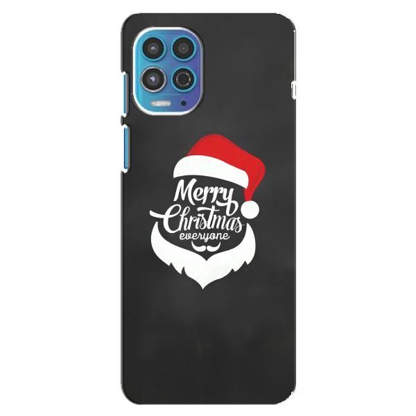 Рождественские Чехлы для Motorola MOTO G100 (VPrint) – Санта Крисмас