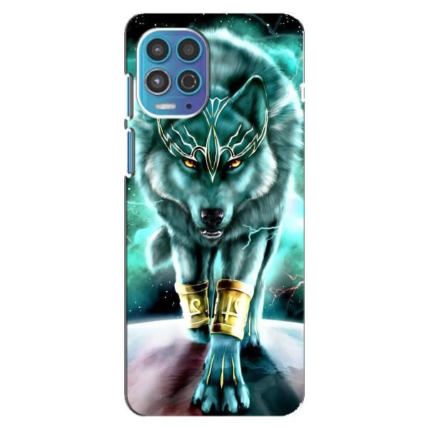 Захисні чохли для Моторола Мото джі 100 (AlphaPrint) (ХІТ продаж) ВОВК – Яскравий вовк