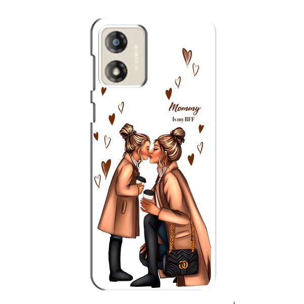 Чехол с печатью для Motorola MOTO G13 - (Мама с ребенком) (AlphaPrint) – Дочка и мама