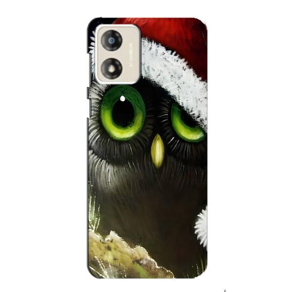 Новогодние Чехлы для Мото джи 13 (VPrint) – Новогодняя Сова