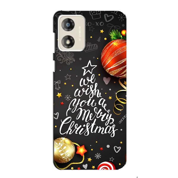 Рождественские Чехлы для Motorola MOTO G13 (VPrint) – Елочка