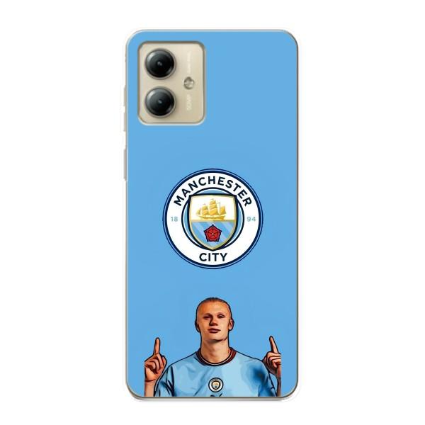 Чохли з футболістом Ерлінг Холанд для Motorola MOTO G14 (AlphaPrint) – Холанд Манчестер Сіті