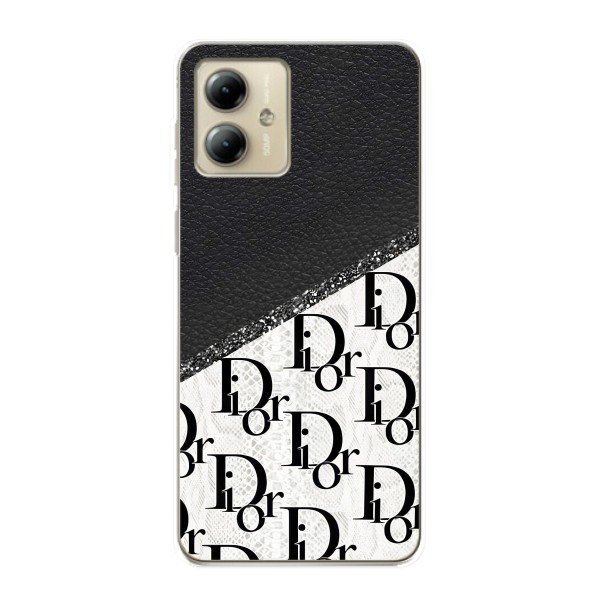 Чехол (Dior, Prada, YSL, Chanel) для Motorola MOTO G14 – Диор