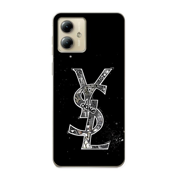 Чехол (Dior, Prada, YSL, Chanel) для Motorola MOTO G14 – YSL