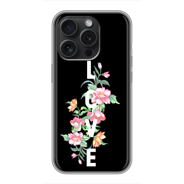Чехлы для любимой на МотораOLA Мото Г15 Пауер (VPrint) – Квіти LOVE