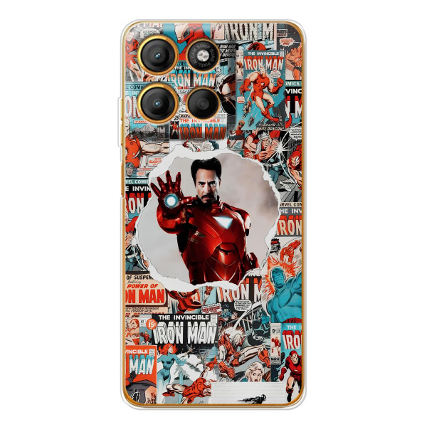 Чохли з героями Марвел Motorola Moto G15 Power (VPrint)