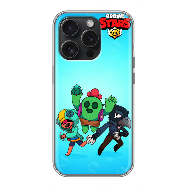 Чехлы Brawl Stars для Motorola Moto G15 Power (AlphaPrint) – Трио героев