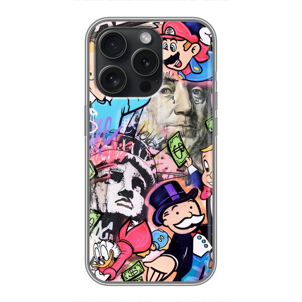 Чохли з крутими принтами для Motorola Moto G15 Power - (PREMIUMPrint) – Monopoly man