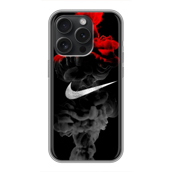 Чехол с логотипом Найк на Motorola Moto G15 Power – Найк на черном