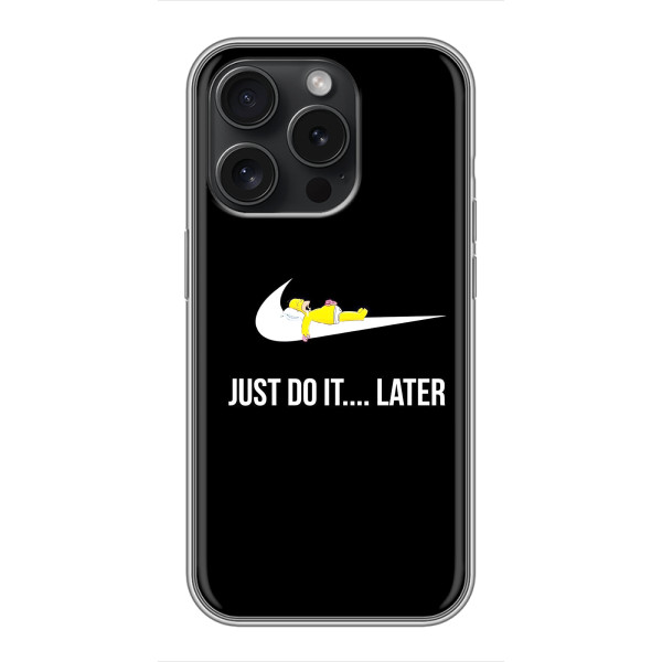 Чехол с логотипом Найк на Motorola Moto G15 Power – Nike just do it