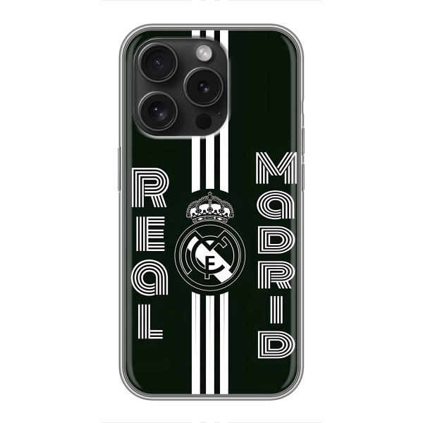 ФК Реал Мадрид чехлы для Motorola Moto G15 Power (AlphaPrint) – черно белый Реал