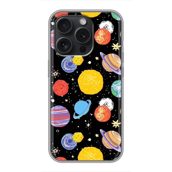 Космические Чехлы для graagos Moto G15 Power (VPrint) – Рисованные планеты