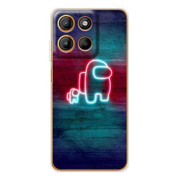 Чехол "Амонг Ас" для Морора Мото G15 Пауэр – С питомцем