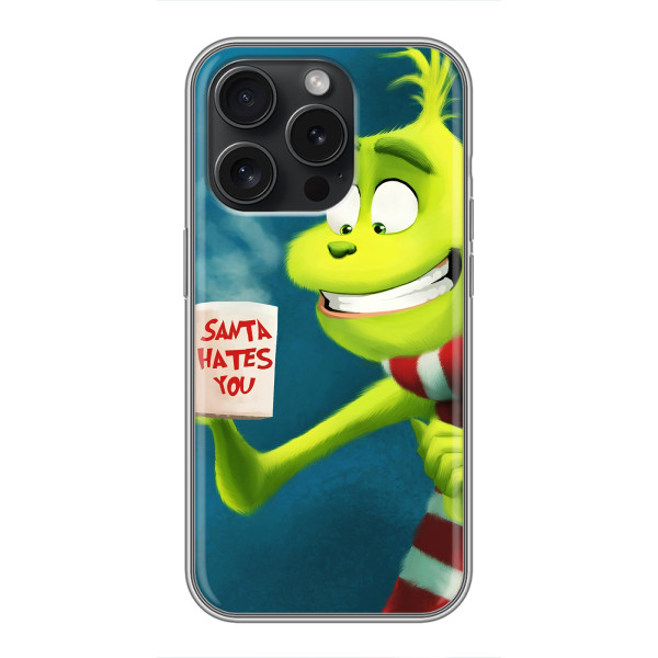 Рождественские Чехлы для Motorola Moto G15 Power (VPrint) – Зеленый Гринч