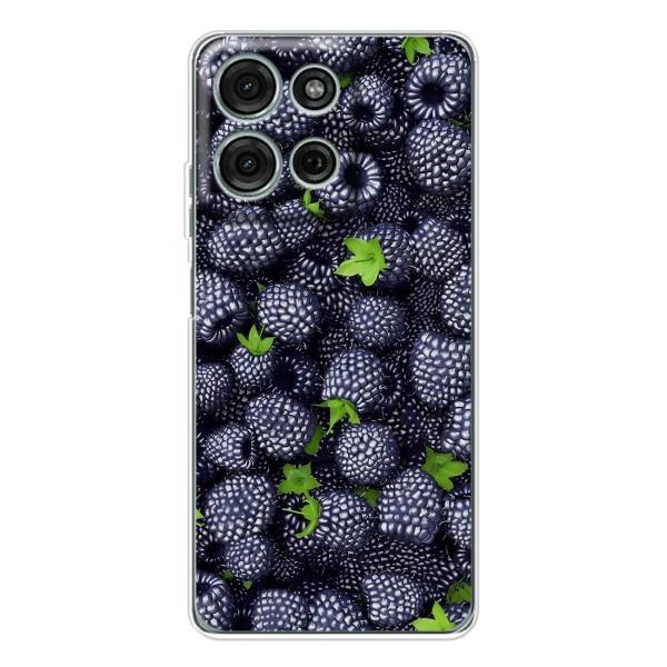 Чехлы с Фруктами для Motorola Moto G15 (VPrint) – Ежевика